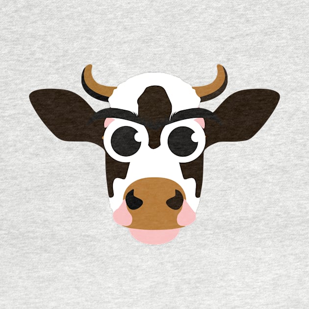 Cow With Daisy Magnets stickers by Pop-clothes